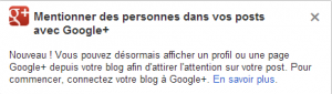 Mention Google+