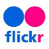 Logo plateforme de partage photo flickr